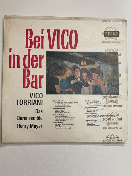 Bei Vico In Der Bar Vico Torriani Das Barensemble Henry Mayer Decca LP SLK 16235 - Picture 1 of 7